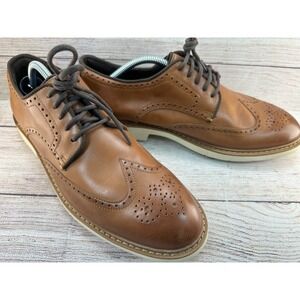Cole Haan Go to Wing Oxford Shoes Mens Size 10.5M British Tan Lace Up C34120 GUC